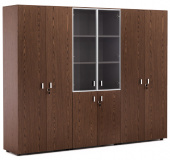 Шкаф комбинированный + гардероб + для бумаг 242x44xh197см