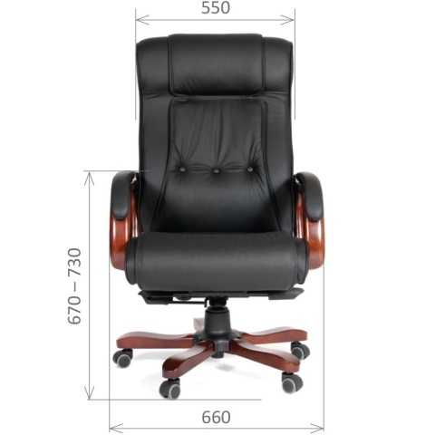 Кресло для руководителя Chairman 653 кожа